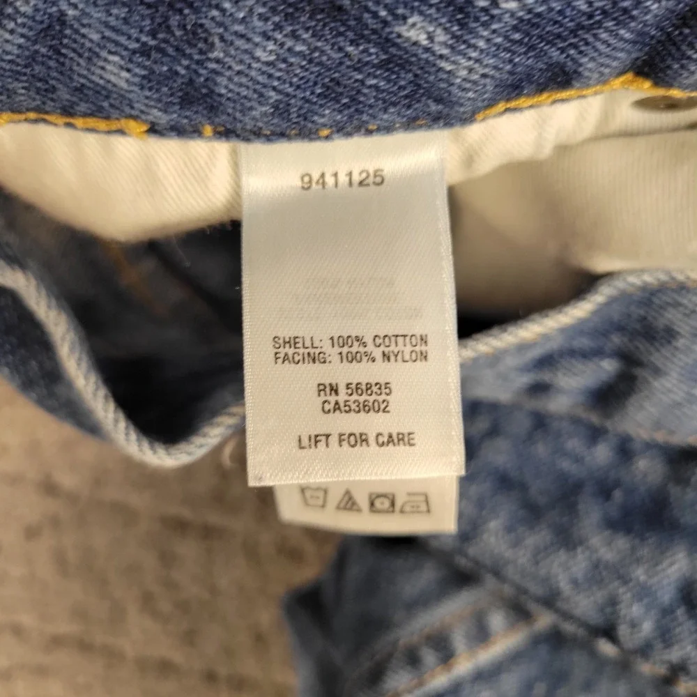 Cabelas Jeans Mens 34x32 Blue Brushguard Straight Leg Hunting Workwear Denim
